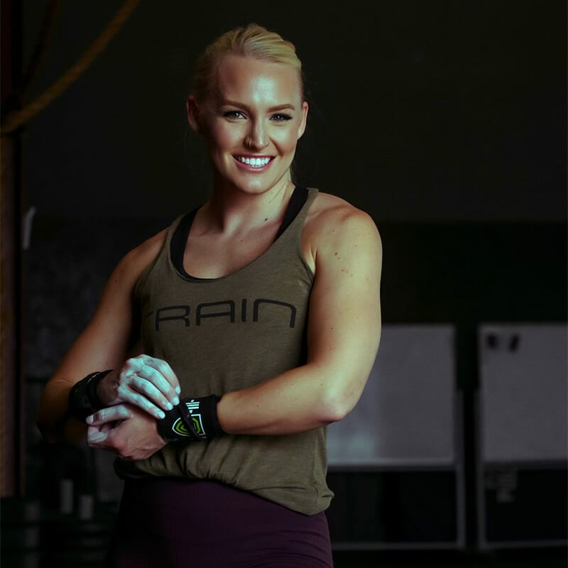 Catherine coach at Train Matthews